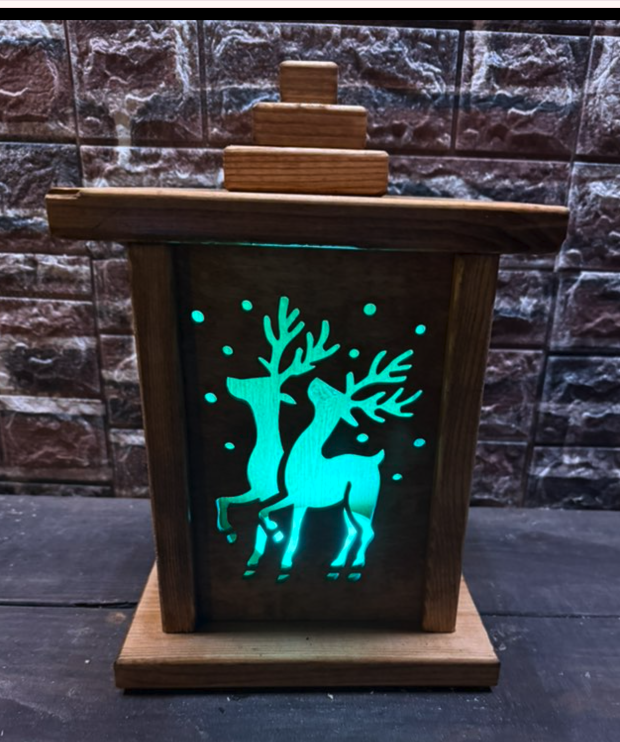 Decorative Wooden Lantern